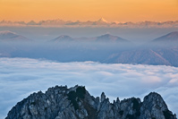 Pogled na austrijski vrh Grossglockner sa Mangrtskog sedla, Gorenjska/Slovenija