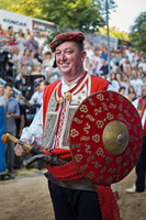 Armour bearer as a member of Alkar's squire during Alka tournament in town Sinj, Croatia