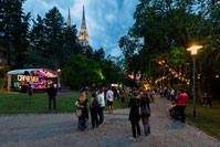 Crossover festival in park Ribnjak in Zagreb, Croatia