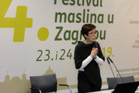 One of many lectures and workshops held on Olive festival in Zagreb 2019, Croatia