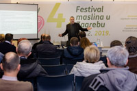 Jedno od mnogih predavanja i radionica održanih na festivalu maslina u Zagrebu 2019