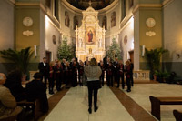 Božićni koncert akademskog zbora Vladimir Prelog u Bazilici srca Isusova u Palmotićevoj ulici u Zagrebu 2019