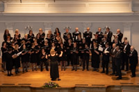 Concert of academic choir Vladimir Prelog in Croatian Music Institute in Zagreb 2019, Croatia