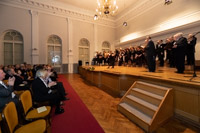 Nastup akademskog zbora Vladimir Prelog u hrvatskom glazbenom zavodu u Zagrebu 2019