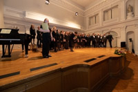 Concert of academic choir Vladimir Prelog in Croatian Music Institute in Zagreb 2019, Croatia