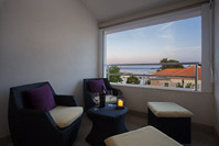 Balkon apartmana Hromin u mjestu Poljana na otoku Ugljanu, Dalmacija/Hrvatska