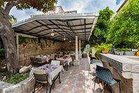 Restaurant Mimbelli in town Orebic on peninsula Peljesac, Dalmatia, Croatia
