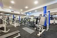 Gym at the Roo Rooms hotel, Zagreb/Croatia