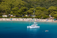 Prapratno bay on peninsula Peljesac, Dalmatia, Croatia