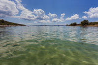 Plaža Južna luka kraj mjesta Muline na otoku Ugljanu, Dalmacija/Hrvatska