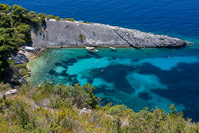 Zarace bay in summer, island Hvar, Dalmatia, Croatia