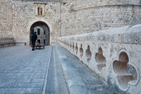 Entrance to the old town Dubrovnik, Dalmatia, Croatia
