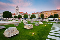 Ostaci rimskog foruma, Zadar/Dalmacija, Hrvatska