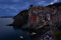 Riomaggiore at dawn, Cinque Terre, Liguria, Italy